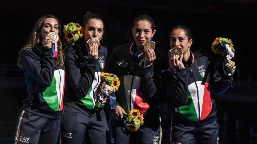 Medaglia di bronzo a Tokyo per Federica Isola e le sue compagne