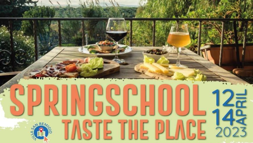 Spring School Taste the Place