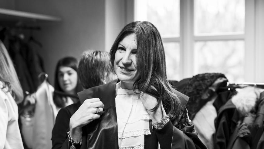 La professoressa Elena Fregonara